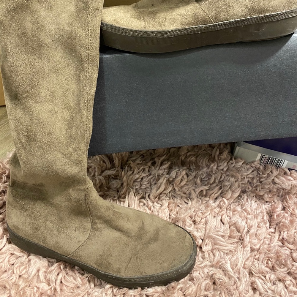 Stuart Weitzman over the knee sneaker boots